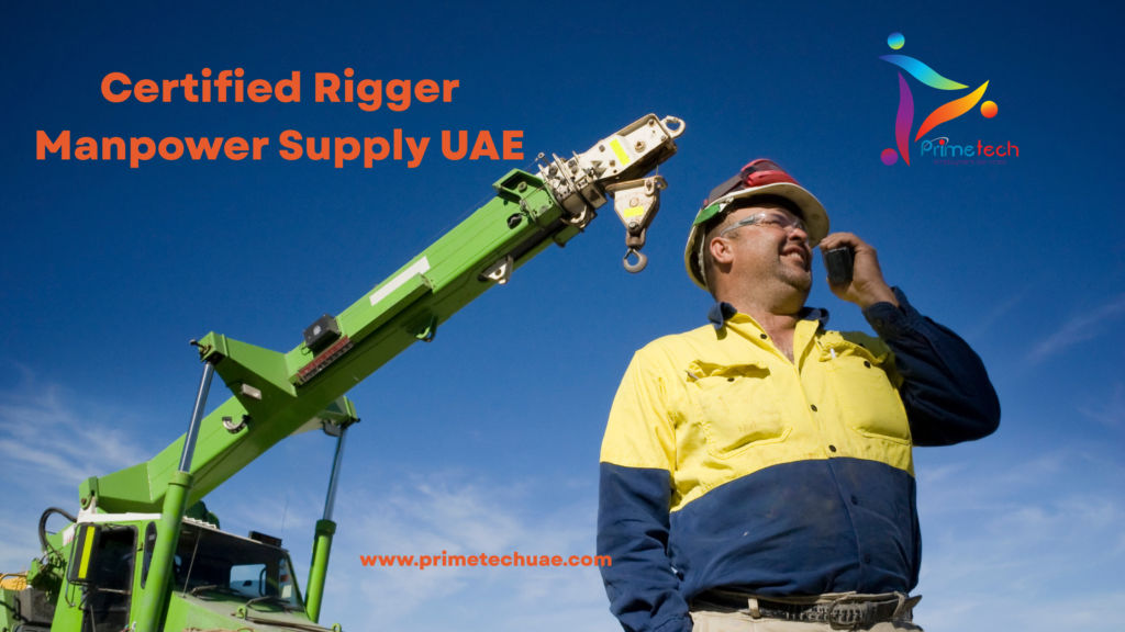 NCCCO-certified rigger team handling steel erection in Dubai"